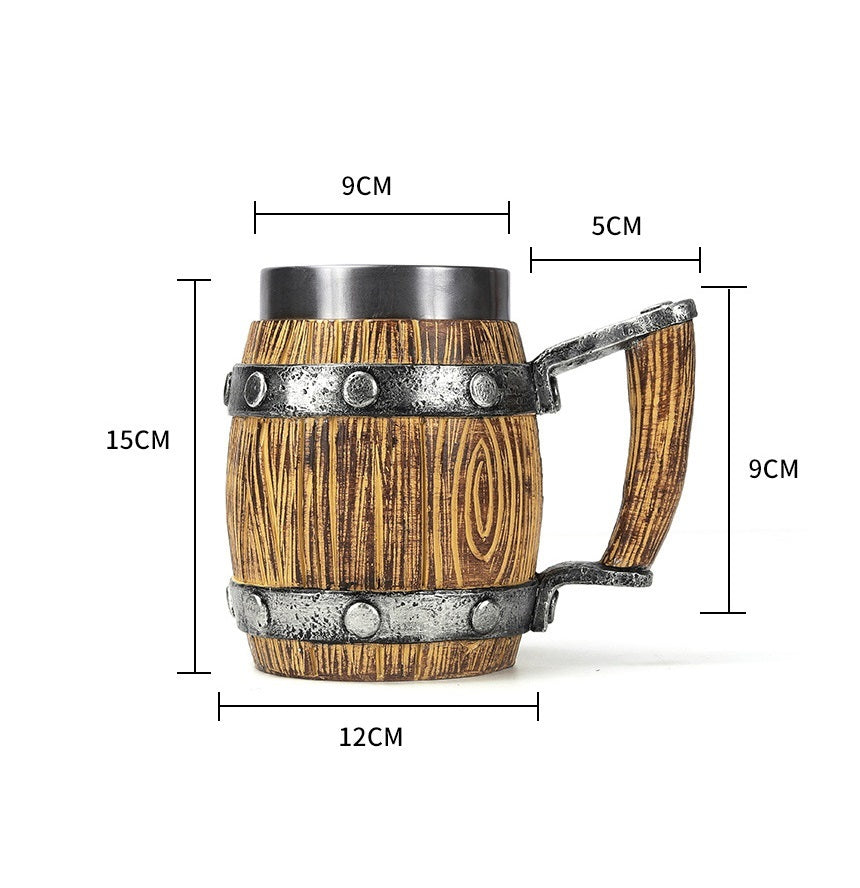 Large Capacity Beer Beer Steins Mark Cup - HYPERMALL