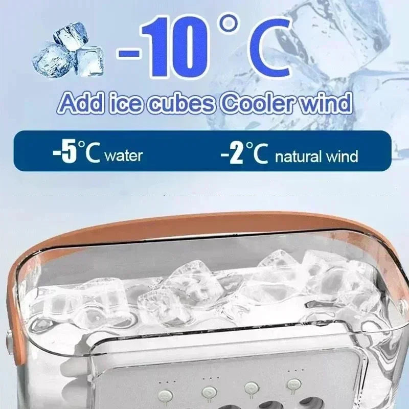 Hot 3 In 1 Fan AIr Conditioner Household Small Air Cooler LED Night Light Portable Humidifier Air Adjustment Fan Office Home Fan