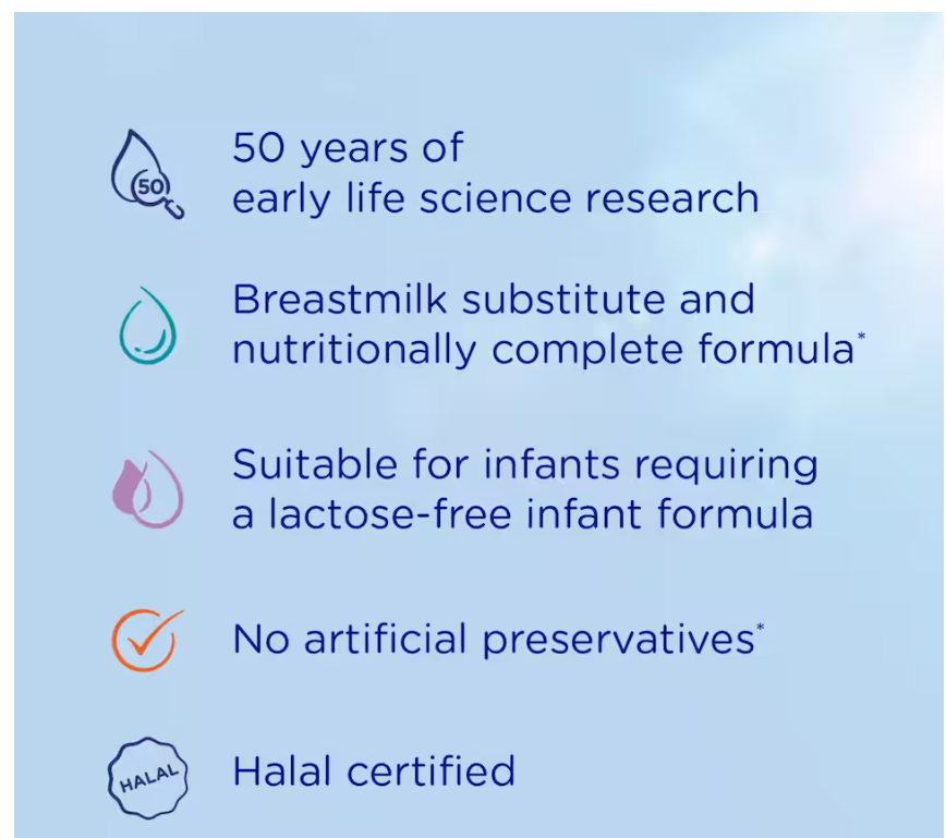 Aptamil Lactose Free Baby Milk Formula Powder from Birth 400g X3