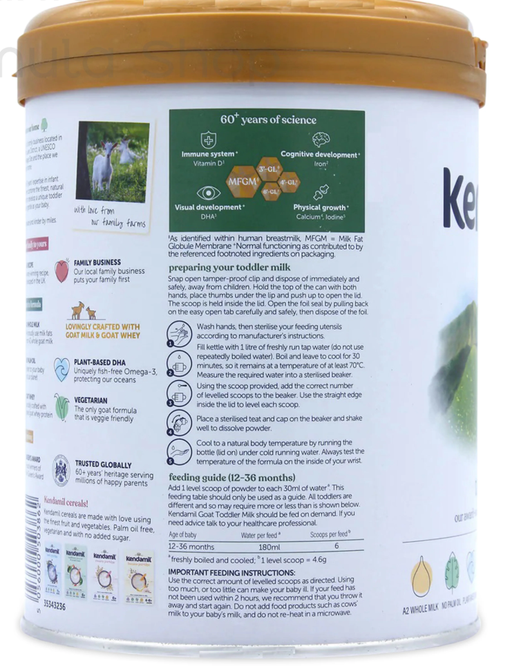 Kendamil UK Goat Formula - Stage 3 - 1 WEEK OFFER FOR INTERNATIONAL CUSTOMER