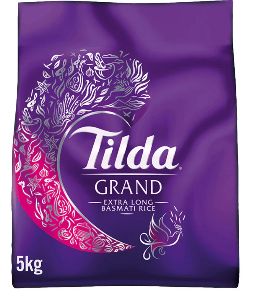 Tilda Grand Extra Long Basmati Rice 5Kg
