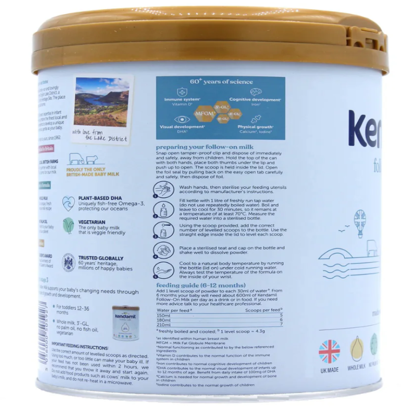 Kendamil Classic Cow Milk Baby Formula Stage 2 • 800gr - HYPERMALL