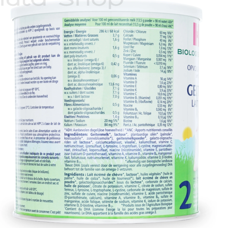 HiPP Dutch Stage 2 Goat Milk Baby Formula • 400gr - HYPERMALL