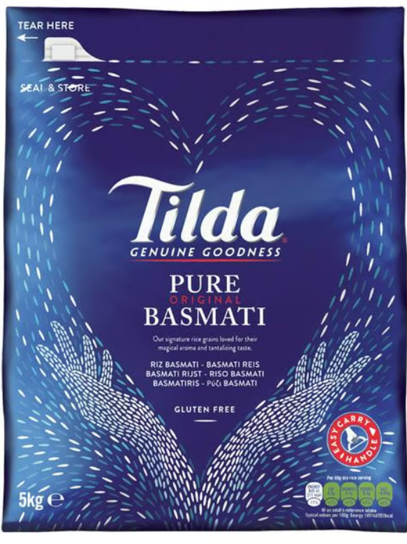 Tilda Pure Basmati Rice 5kg - HYPERMALL