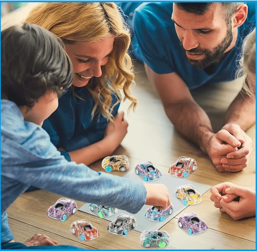 MONKY 36Pcs Small Pull Back Cars bulk Mini Toy Cars Party Bag Fillers for Kids,Mini Push and Go Car Toy Little Racing Cars for Toddlers Boys Girls 2+ Birthday Party Favours Return Gift,Filling Xmas Crackers