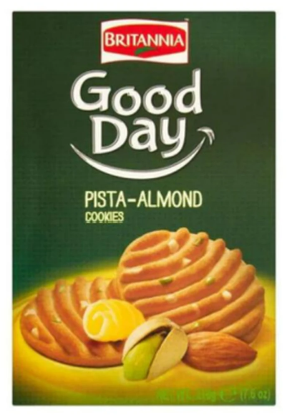 Britannia Good Day Pista & Almond Cookies Biscuits 216g