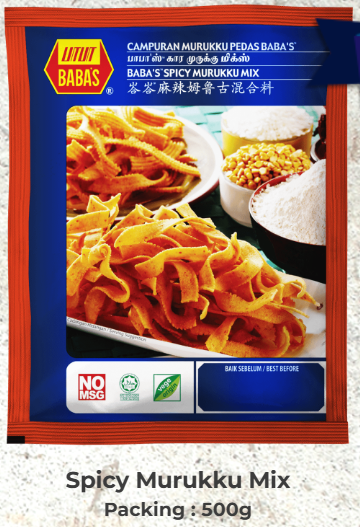 BABAS SPICY MURUKU MIX 500g