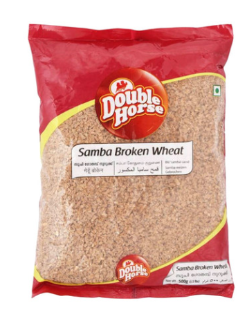 Double Horse Samba Broken Wheat 1Kg