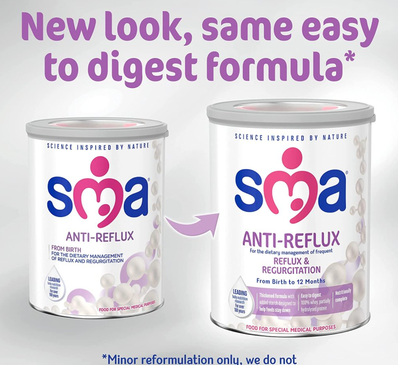 SMA Anti Reflux Baby Milk Formula From Birth