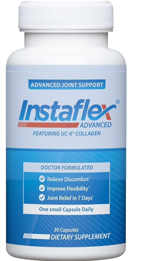Instaflex Advanced Joint Support Supplement - Turmeric, Resveratrol, Boswellia Serrata Extract, BioPerine, UC-II Collagen- 30 Count