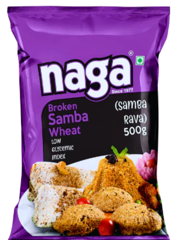 NAGA BROKEN SAMBA WHEAT (RAVA) 500G