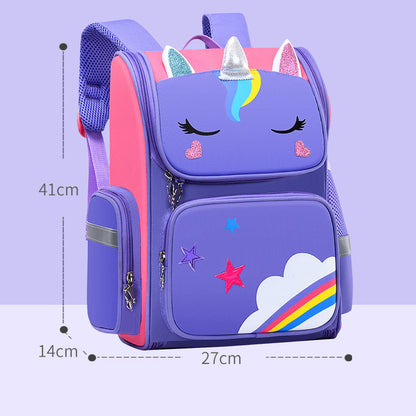 Childrens School Bags Primary School Students Grades 1 to 6 Printing - HYPERMALL