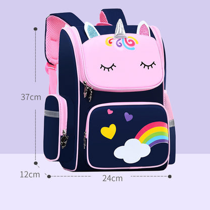 Childrens School Bags Primary School Students Grades 1 to 6 Printing - HYPERMALL