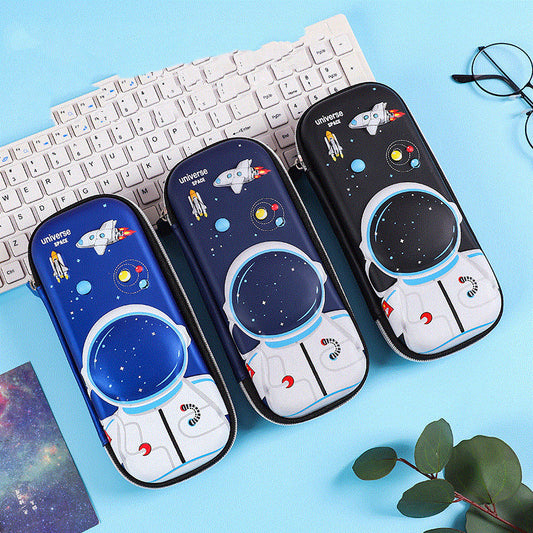 3d Pencil Case Eva Pen Boy Eco-friendly Hardtop Fun Universe Space Back To School