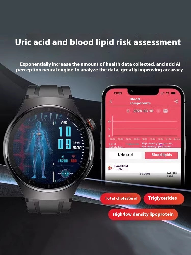 ECG Blood Pressure Heart Rate Smart Watch - HYPERMALL