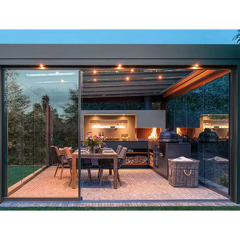 BBQ Island Outdoor Kitchen Grill with Fridge Outdoor Grill Kitchen Pergola Outdoor Kitchen