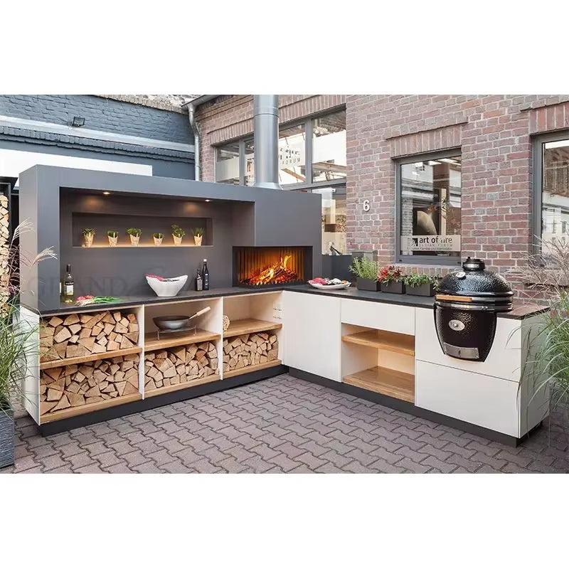 BBQ Island Outdoor Kitchen Grill with Fridge Outdoor Grill Kitchen Pergola Outdoor Kitchen