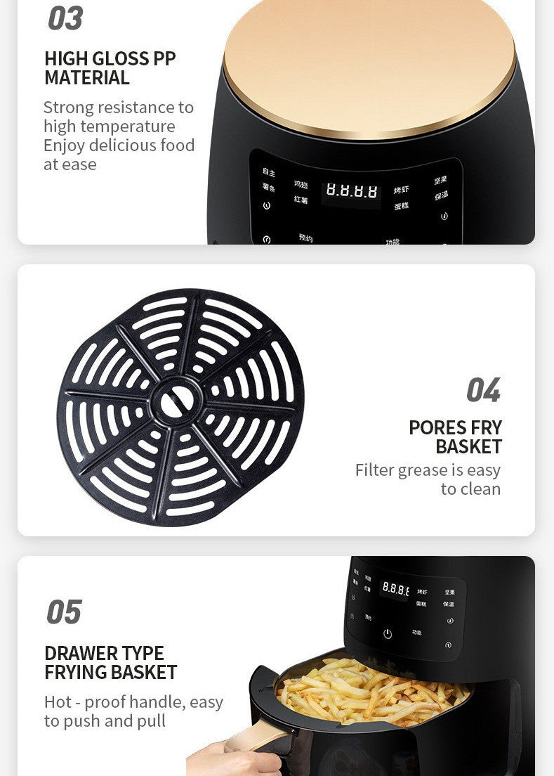 Air Fryer Smart Touch Home Electric Fryer - HYPERMALL