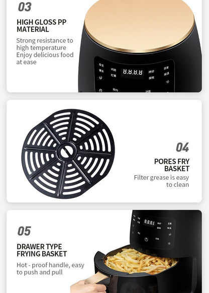 Air Fryer Smart Touch Home Electric Fryer - HYPERMALL