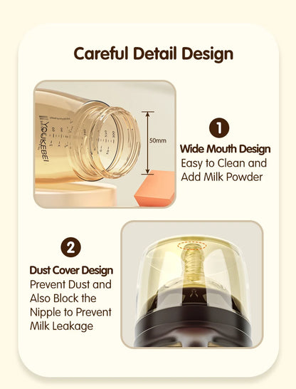 300ML Kids Water & Milk Bottle - HYPERMALL