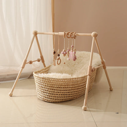 Wooden Baby Play Gym - HYPERMALL