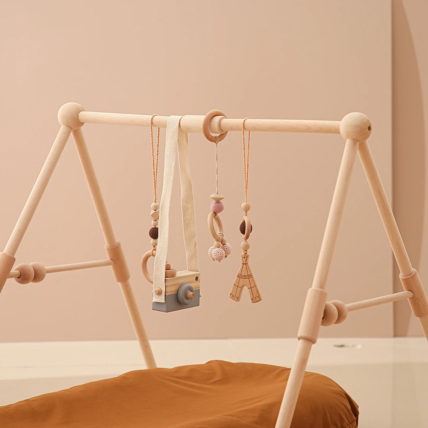 Wooden Baby Play Gym - HYPERMALL