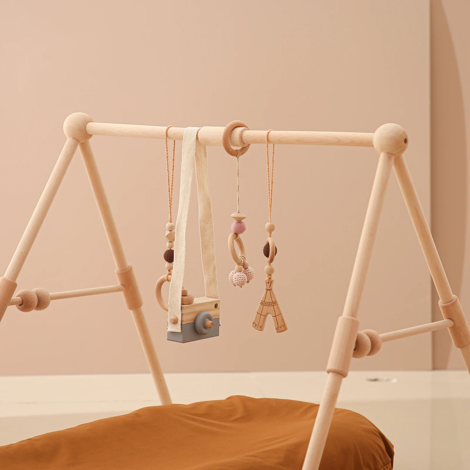Wooden Baby Play Gym - HYPERMALL