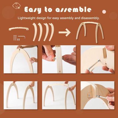 Wooden Baby Play Gym - HYPERMALL