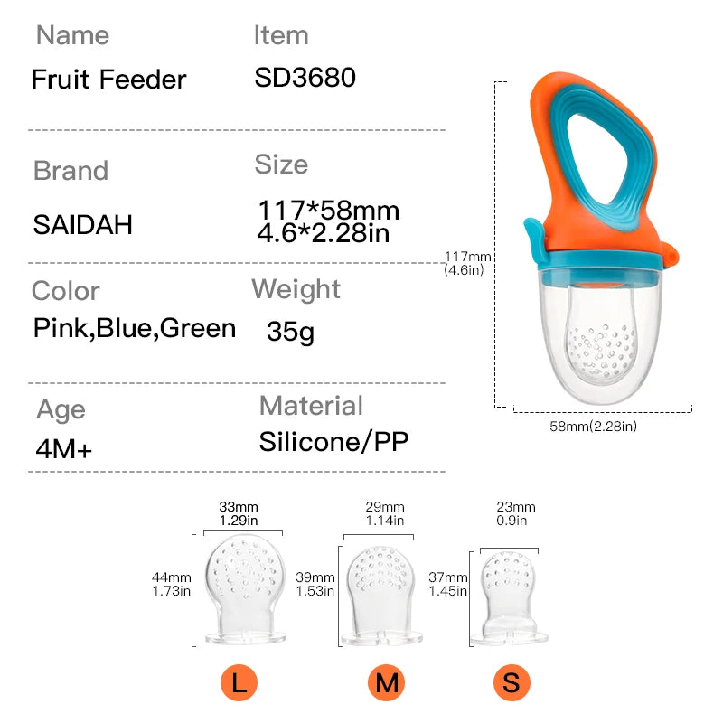 Silicone Baby Fruit Feeder - HYPERMALL