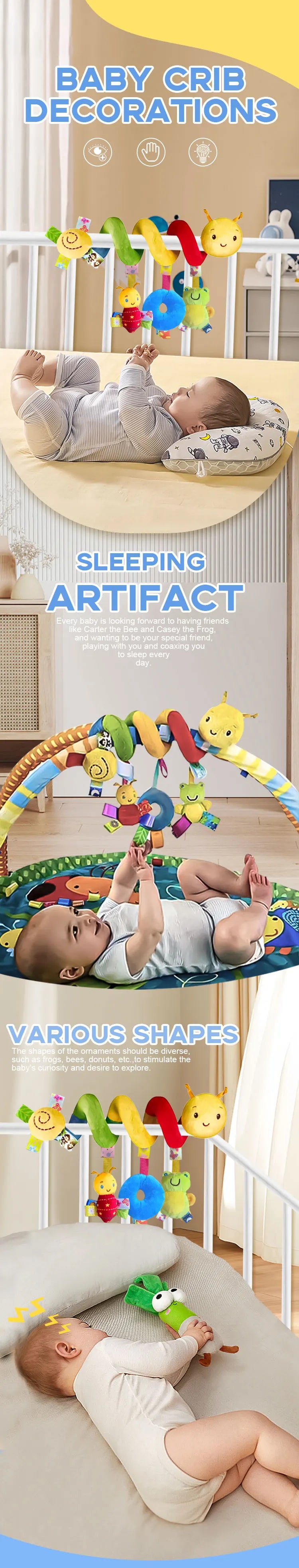 Plush Hanging Baby Toy - HYPERMALL
