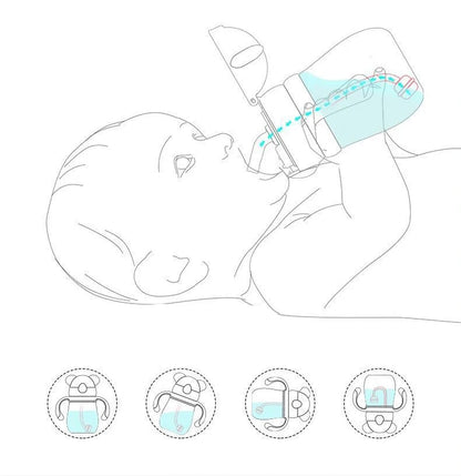 250ML Baby Drinking Cup & Feeding Bottle - HYPERMALL