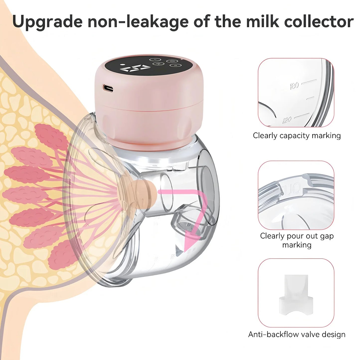 USB Wearable Electric Breast Pump - HYPERMALL