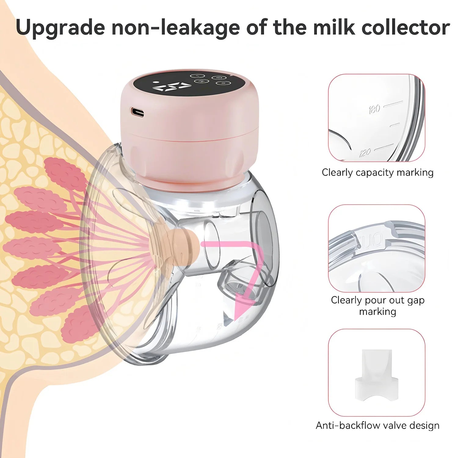 USB Wearable Electric Breast Pump - HYPERMALL