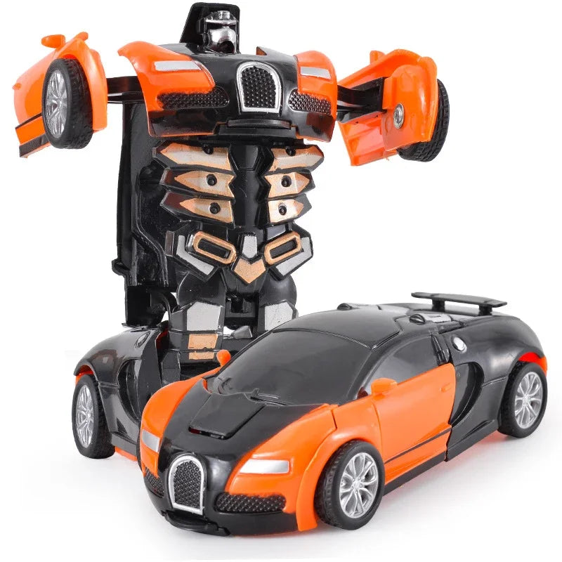 One-Click Transforming Robot Car - HYPERMALL