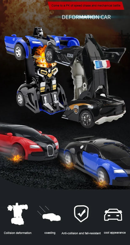 One-Click Transforming Robot Car - HYPERMALL