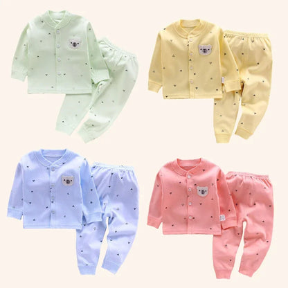 Cotton Pajama Set For Kids - HYPERMALL