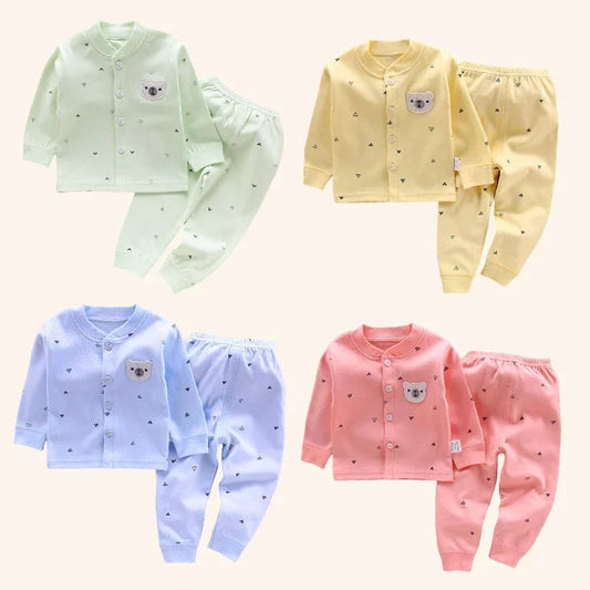Cotton Pajama Set For Kids - HYPERMALL