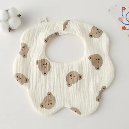 Cotton Baby Bib & Burp Cloth Set - HYPERMALL