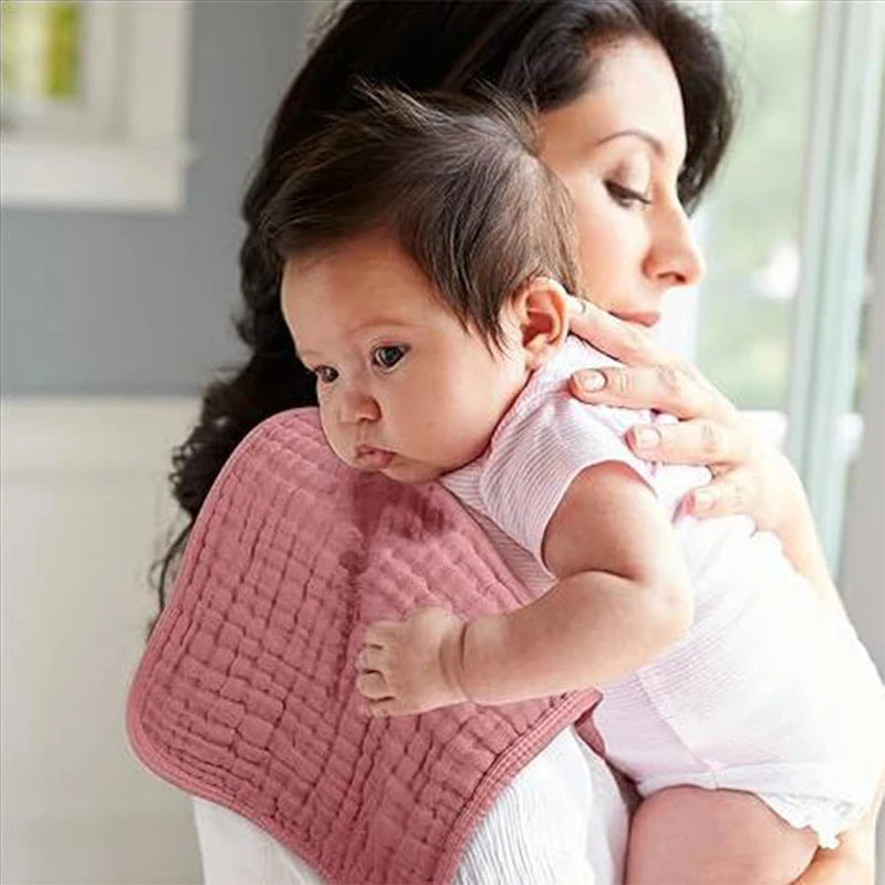 6-Piece Muslin Baby Burp Cloth Set - HYPERMALL