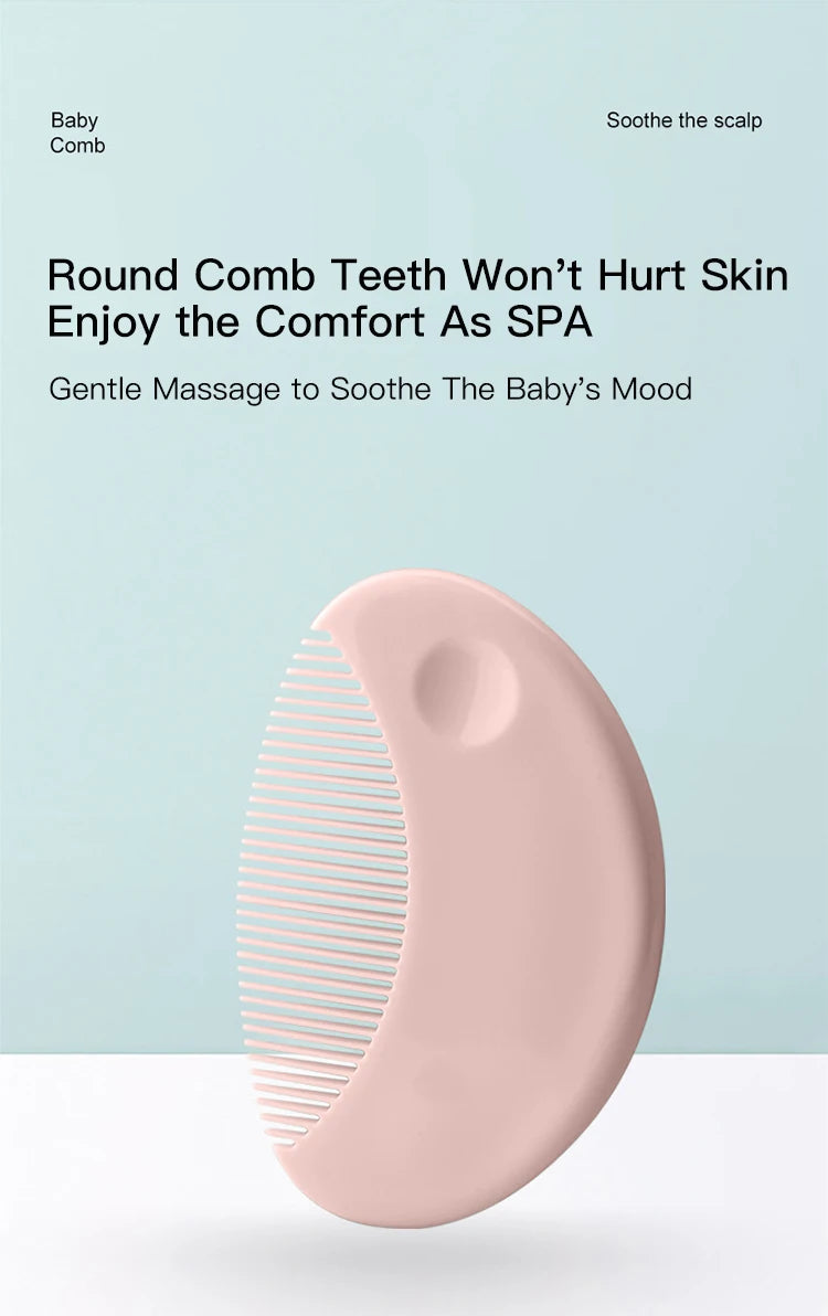 2-in-1 Infant Care Baby Comb & Brush Set - HYPERMALL