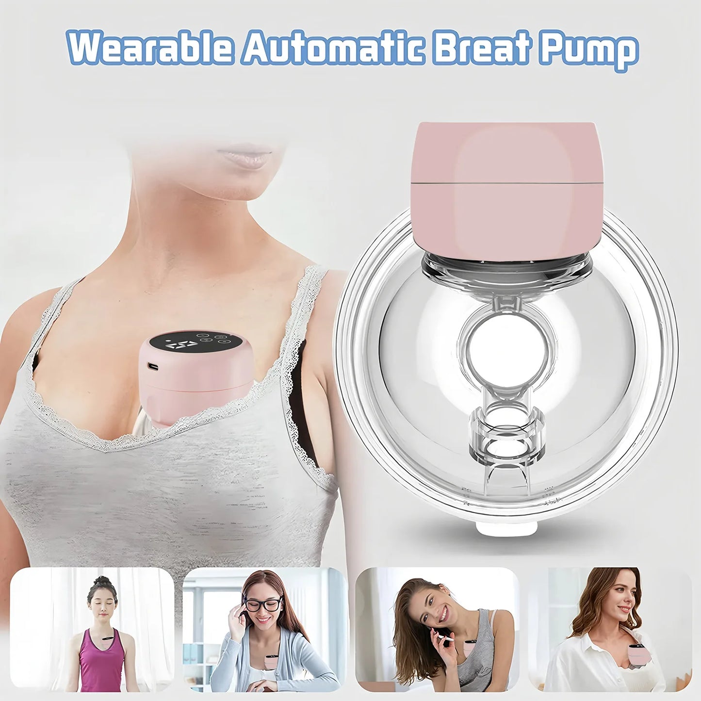 USB Wearable Electric Breast Pump - HYPERMALL