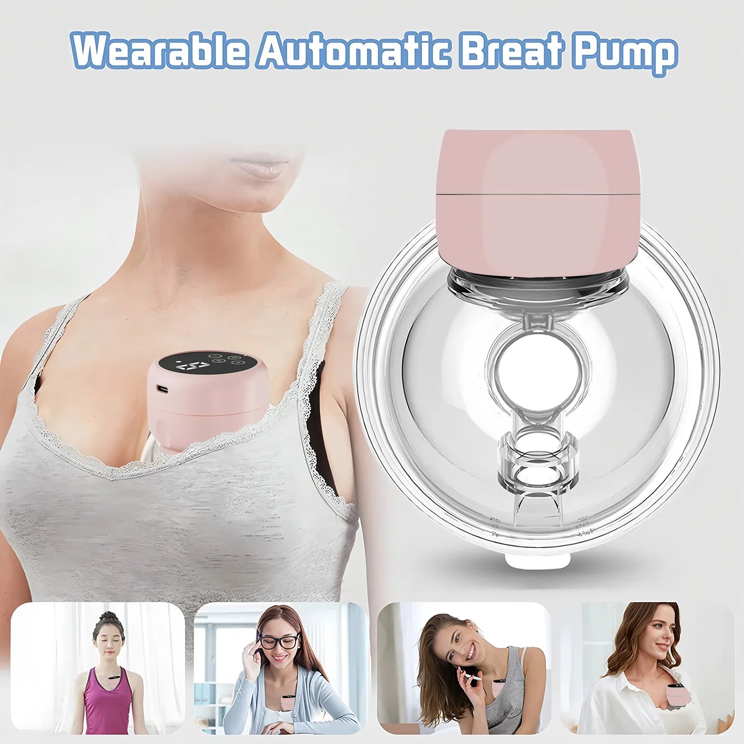 USB Wearable Electric Breast Pump - HYPERMALL