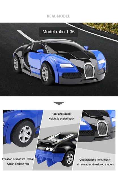 One-Click Transforming Robot Car - HYPERMALL