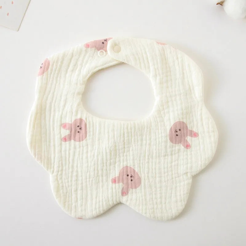 Cotton Baby Bib & Burp Cloth Set - HYPERMALL