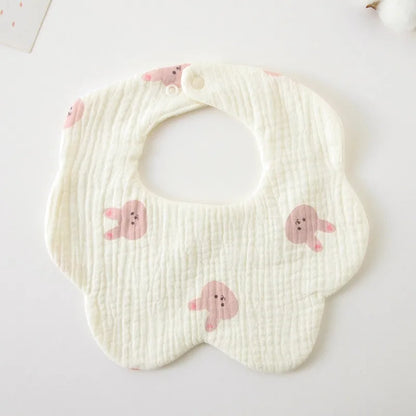 Cotton Baby Bib & Burp Cloth Set - HYPERMALL