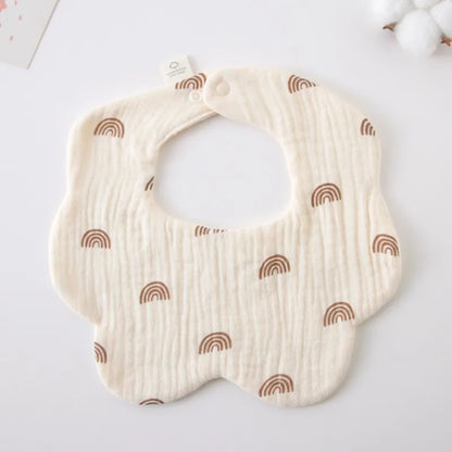 Cotton Baby Bib & Burp Cloth Set - HYPERMALL