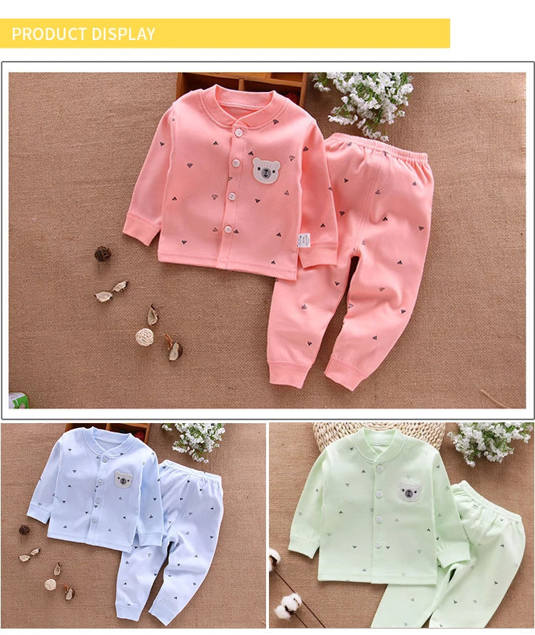 Cotton Pajama Set For Kids - HYPERMALL