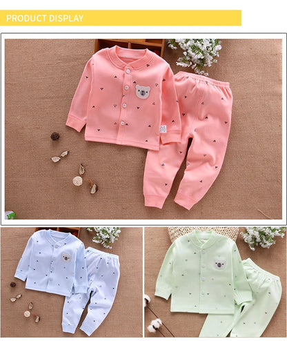 Cotton Pajama Set For Kids - HYPERMALL
