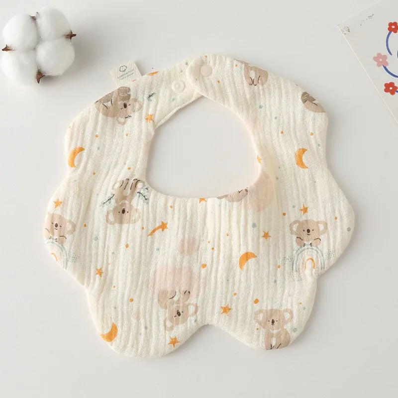 Cotton Baby Bib & Burp Cloth Set - HYPERMALL