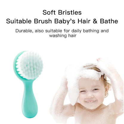 2-in-1 Infant Care Baby Comb & Brush Set - HYPERMALL